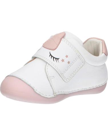 Esportes  GEOX  de Menina B3540B 00085 B TUTIM  C1Z8W WHITE-LT ROSE