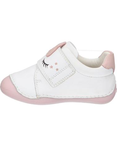 Esportes  GEOX  de Menina B3540B 00085 B TUTIM  C1Z8W WHITE-LT ROSE