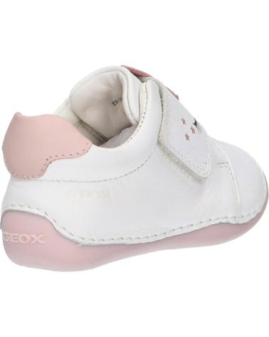 Esportes  GEOX  de Menina B3540B 00085 B TUTIM  C1Z8W WHITE-LT ROSE