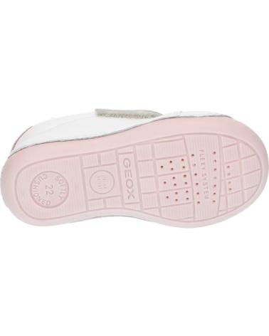 Esportes  GEOX  de Menina B3540B 00085 B TUTIM  C1Z8W WHITE-LT ROSE