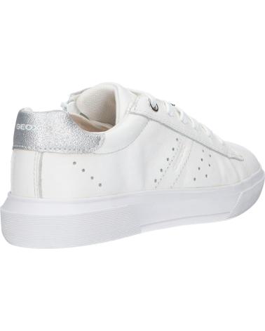 Deportivas GEOX  de Niña J45GCB 085BC J NETTUNO WHITE-SILVER  C0007