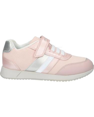 girl Trainers GEOX J166FA 010AJ J JENSEA  C8W1Z LT ROSE-WHITE