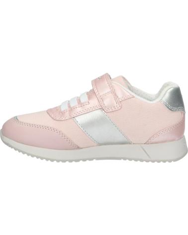 girl Trainers GEOX J166FA 010AJ J JENSEA  C8W1Z LT ROSE-WHITE