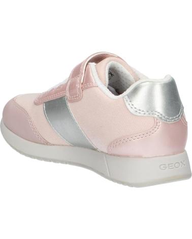 girl Trainers GEOX J166FA 010AJ J JENSEA  C8W1Z LT ROSE-WHITE