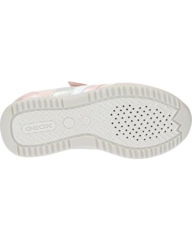 girl Trainers GEOX J166FA 010AJ J JENSEA  C8W1Z LT ROSE-WHITE