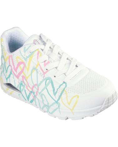 Esportes  de Mulher SKECHERS SNEAKERS MUJER UNO-CHANGED LOVE BLANCO BLANCO