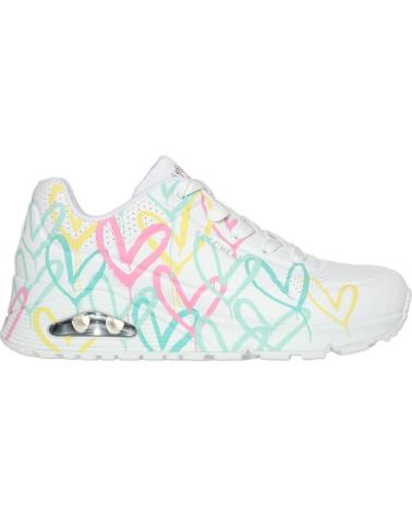 Esportes  de Mulher SKECHERS SNEAKERS MUJER UNO-CHANGED LOVE BLANCO BLANCO
