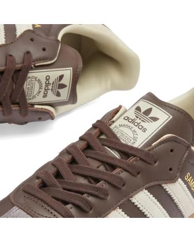 ADIDAS SAMBA WOMAN OG ID1481 - PUTTY GREY - GOLD METALLIC - 3 BROWN