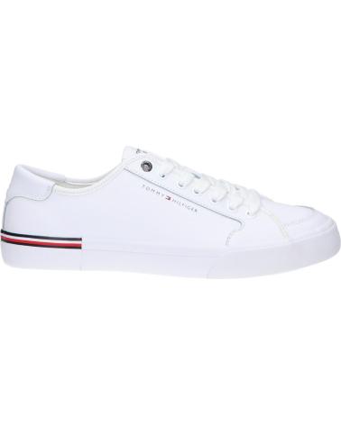 Zapatillas deporte TOMMY HILFIGER  de Hombre FM0FM05399 CORE CORPORATE VULE LEATHER  YBS WHITE