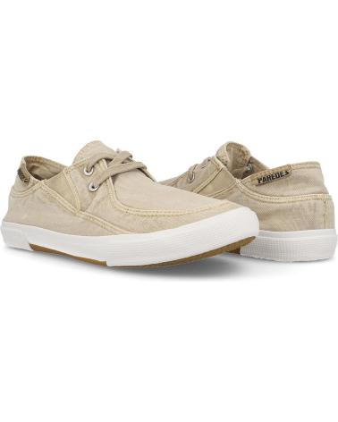 Man shoes PAREDES ZAPATILLAS CASUAL HOMBRE ARIJA BEIGE  BEIGE BEIGE