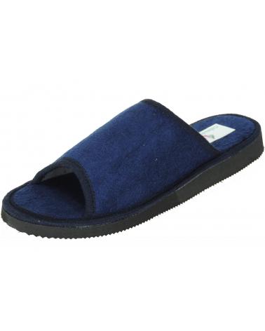 Calzado de casa de Hombre  ZAPATILLA CHANCLA CASA TOALLA PUNTA ABIERTA MARINO