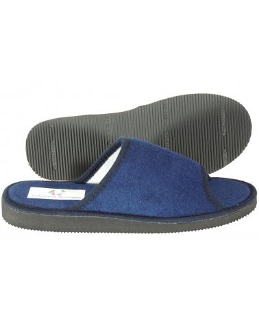 Calzado de casa de Hombre  ZAPATILLA CHANCLA CASA TOALLA PUNTA ABIERTA MARINO