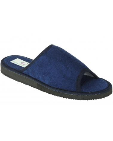 Calzado de casa de Hombre  ZAPATILLA CHANCLA CASA TOALLA PUNTA ABIERTA MARINO