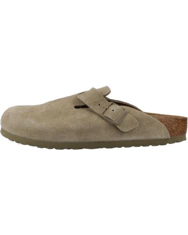 Zuecos BIRKENSTOCK  de Mujer y Hombre CHANCLAS BOSTON BS  FADED KHAKI