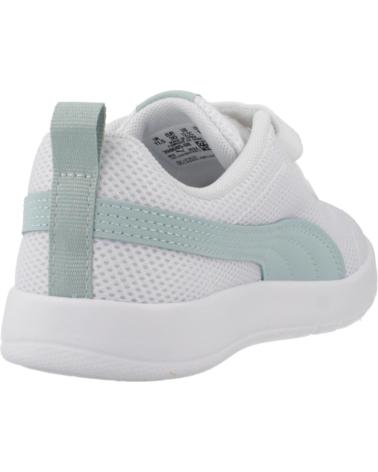 PUMA COURTFLEX V3 MESH PS - BASKETS ENFANTS BLANCHES WHITE