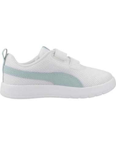 PUMA COURTFLEX V3 MESH PS - BASKETS ENFANTS BLANCHES WHITE