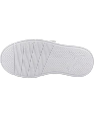 PUMA COURTFLEX V3 MESH PS - BASKETS ENFANTS BLANCHES WHITE