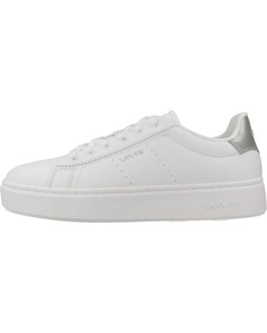 Woman Zapatillas deporte LEVIS ZAPATILLAS MUJER MODELO EVELYN COLOR BLANCO  0081WHTSLV