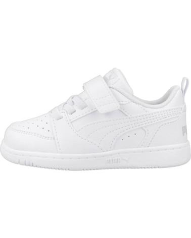 Deportivas PUMA  de Niño ZAPATILLAS NINO MODELO REBOUND V6 LO A COLOR BLANCO  WHITE