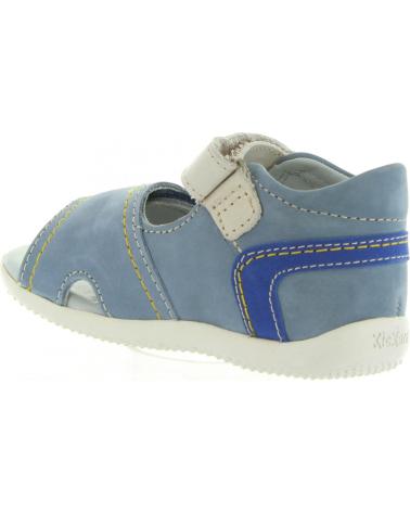 Sandalias de Niña y Niño KICKERS 545080-10 BICUBASURF 53 BLEU BEIGE