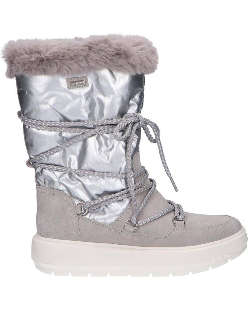 Woman boots GEOX D94AWC 022FU C1355 LT GREY-SILVER Woman boots GEOX D94AWC 022FU C1355 LT GREY-SILVER