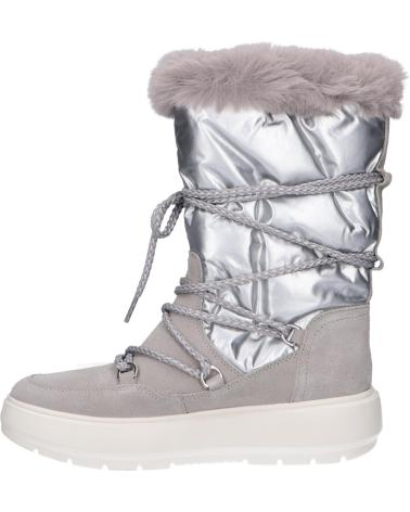 Woman boots GEOX D94AWC 022FU  C1355 LT GREY-SILVER