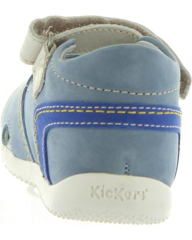 Sandalias de Niña y Niño KICKERS 545080-10 BICUBASURF 53 BLEU BEIGE