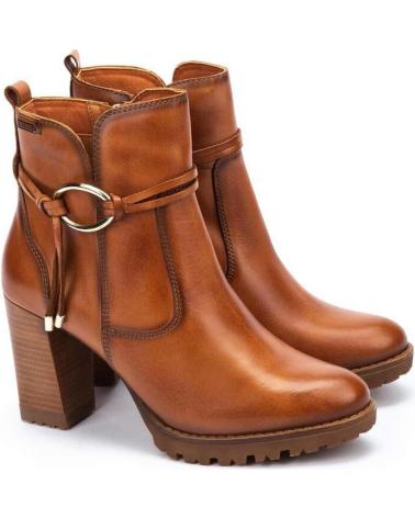 Botins de Mulher PIKOLINOS BOTIN PIEL CUERO TACON BRANDY