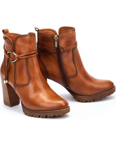 Botins de Mulher PIKOLINOS BOTIN PIEL CUERO TACON BRANDY