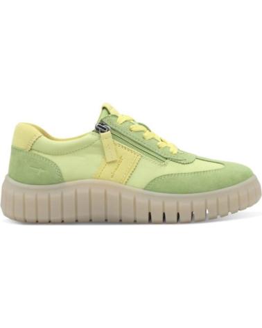 Woman Trainers TAMARIS 83719 NUBUCK-NAYLON VERDE LIMA VERDE CLARO