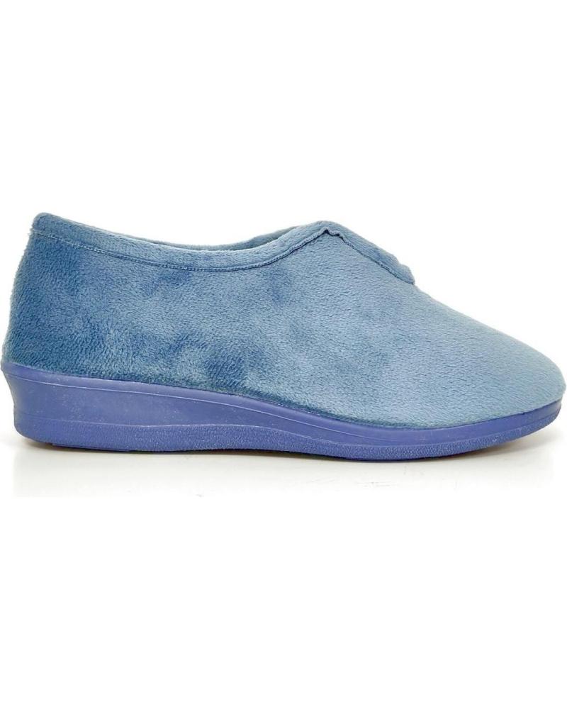 Pantoufles LA BARCA  pour Femme - ZAPATILLA DE CASA SENORA AGUAMAR  AZUL