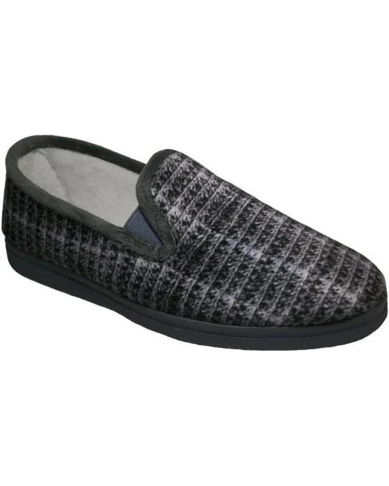 Hausschuhe LA BARCA  für Herren DELUXE - ZAPATILLA DE CASA - CABALLERO  GRIS