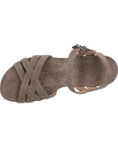 Sandalias de Mujer PANAMA JACK VERA B5 VELOUR PIEDRA - STONE