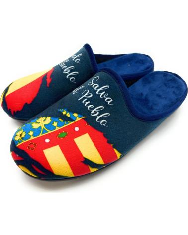 Pantoufles ALCALDE  pour Garçon ZAPATILLAS CASA CONFORT CADETE MENSAJE M  NEGRO