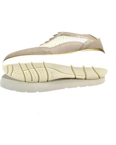 Sportschuhe GEOX  für Damen ZAPATO CASUAL DE PIEL CON CUNA DE GOMA  BEIG TAUPE