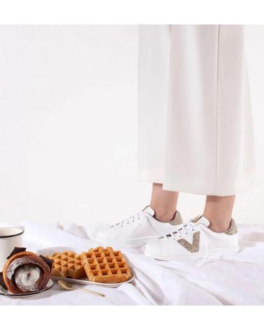 Woman Zapatillas deporte VICTORIA SNEAKERS GLITTER 1125188  NUDE