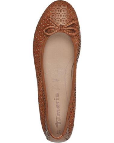 Ballerines TAMARIS  pour Femme WOMS BALLERINA 1-22116-41  MARRóN