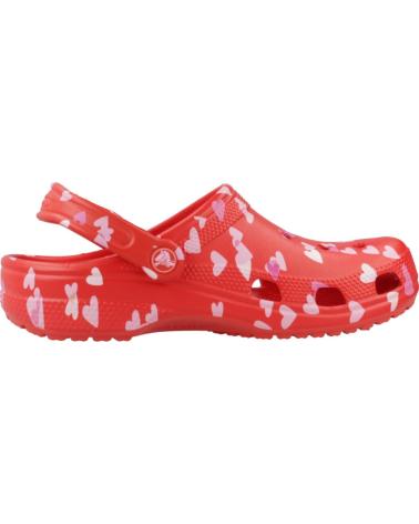 Zuecos CROCS  de Mujer ZUECOS MUJER MODELO CLASSIC VDAY CLOG U COLOR ROJO  CHRRYRD