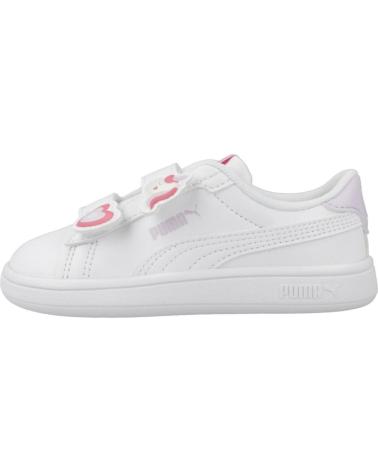 Esportes  de Menina PUMA ZAPATILLAS NINA MODELO SMASH 3 0 BADGES V IN COLOR BLANCO WH WHITE