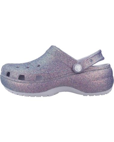Zoccoli CROCS  per Donna ZUECOS MUJER MODELO PLATFORM IRID GLITTER CLOG COLOR VIOLETA  PRPLMN