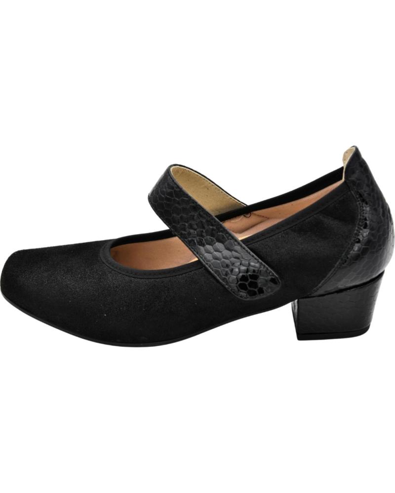 Bailarinas de Mujer D`CUTILLAS DOCTOR CUTILLAS 81226 SALON PLANTILLA EXTRAIBLE MUJER NEGRO