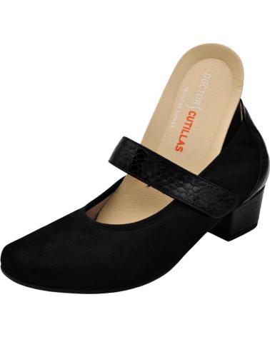 Bailarinas de Mujer D`CUTILLAS DOCTOR CUTILLAS 81226 SALON PLANTILLA EXTRAIBLE MUJER NEGRO