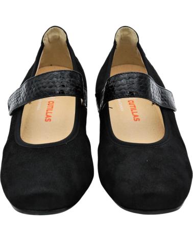 Bailarinas de Mujer D`CUTILLAS DOCTOR CUTILLAS 81226 SALON PLANTILLA EXTRAIBLE MUJER NEGRO