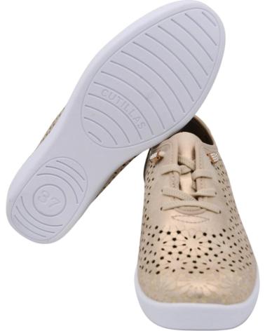 D`CUTILLAS DOCTOR CUTILLAS - ZAPATOS ESTILO DEPORTIVO PARA MUJER PLAN CHAMPAGNE