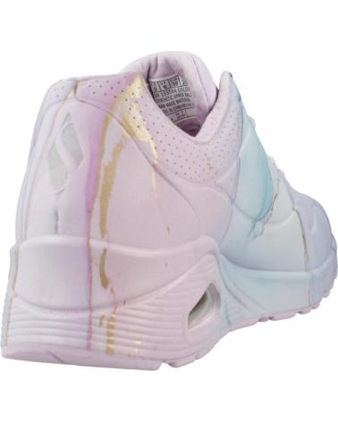 SKECHERS ZAPATILLAS MUJER MODELO UNO COLOR ROSA LAV