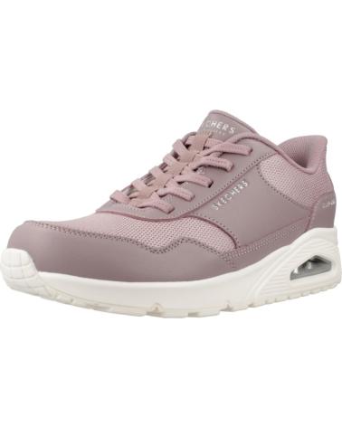 SKECHERS ZAPATILLAS MUJER MODELO UNO COLOR ROSA MVE