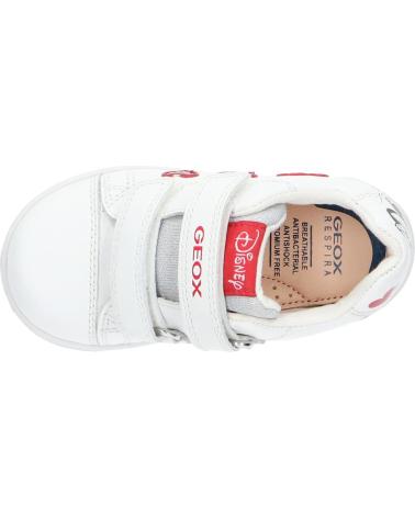 girl Trainers GEOX B251HA 00085 B NEW FLICK  C1001 WHITE