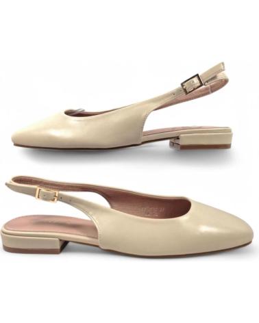 Sandales TIMBOS  pour Femme TACON DESTALONADO MUJER 131118  BEIGE