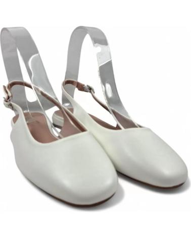 Sandales TIMBOS  pour Femme TACON DESTALONADO MUJER 131117  BLANCO