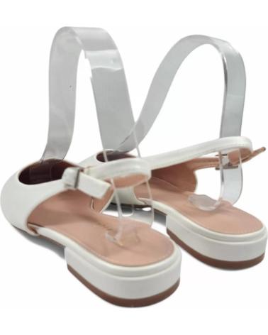 Sandales TIMBOS  pour Femme TACON DESTALONADO MUJER 131117  BLANCO